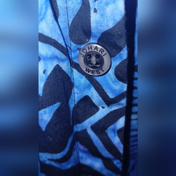 Johari West Hawaiian Print Jacket - Picture 6 of 9